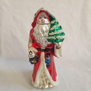 Vintage Midwest of Cannon Falls Mercury Glass Santa Claus